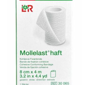 Mollelast ricamo 8 cm x 4 m 1pc benda coesiva di supporto